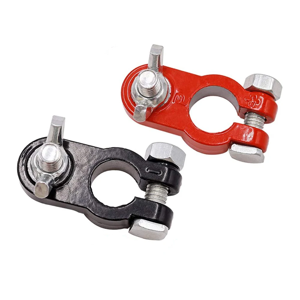

2 Pcs Positive/Negative Battery Terminal with Post Gaskets Car Boat Truck Battery Terminal Clamp CP-0380-01