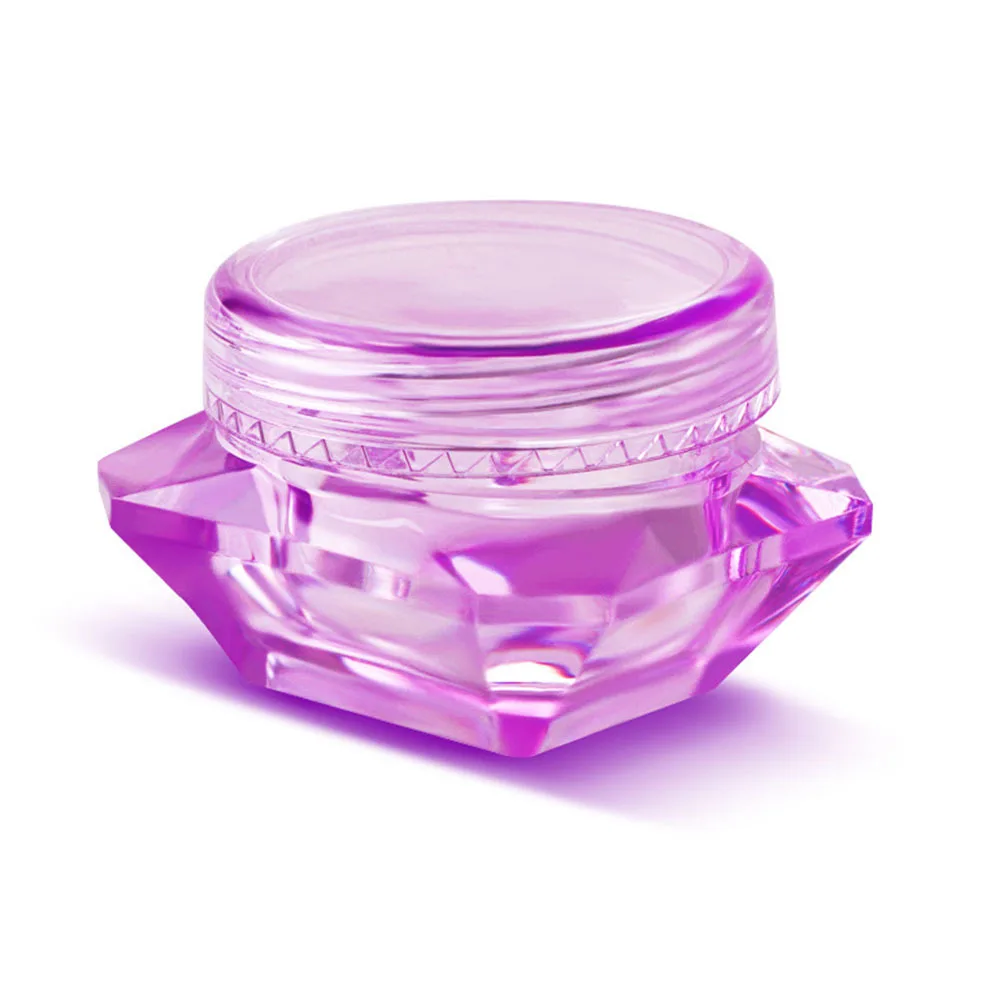 

40Pcs 3g Face Cream Sample Bottles PP Material Odorless Reusable Travel Containers Clear Purple Green Pink Orange Blue