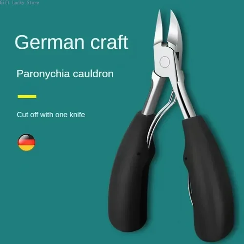 Imagen 1 del producto Cortauñas profesional para dedos de los pies, herramienta para uñas encarnadas, eliminador de suciedad de piel muerta, herramientas para uñas con hoja curva súper afilada