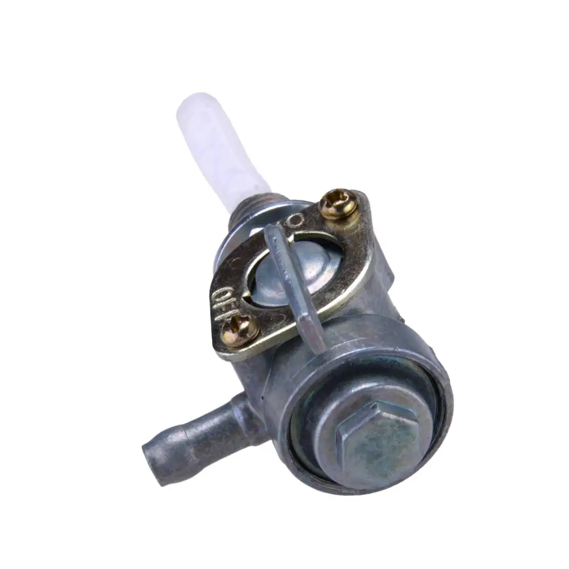 Left Gas Tank Fuel Switch Shut Off Valve Pump Tap Petcock Silver