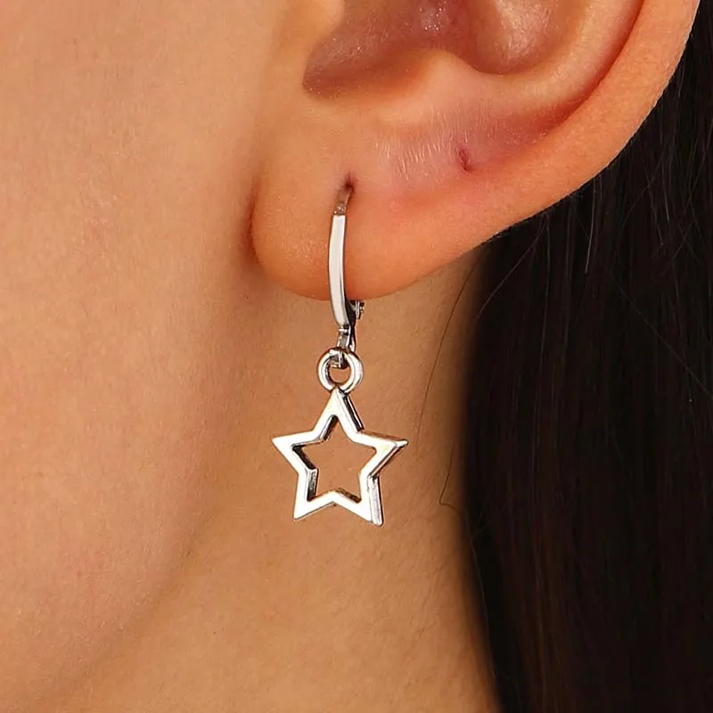 New Creative Mini Star Earrings Fashion Tremella Earrings Gifts For Women Gift Holiday Jewelry Cute Mini Little Star Earrings image 3