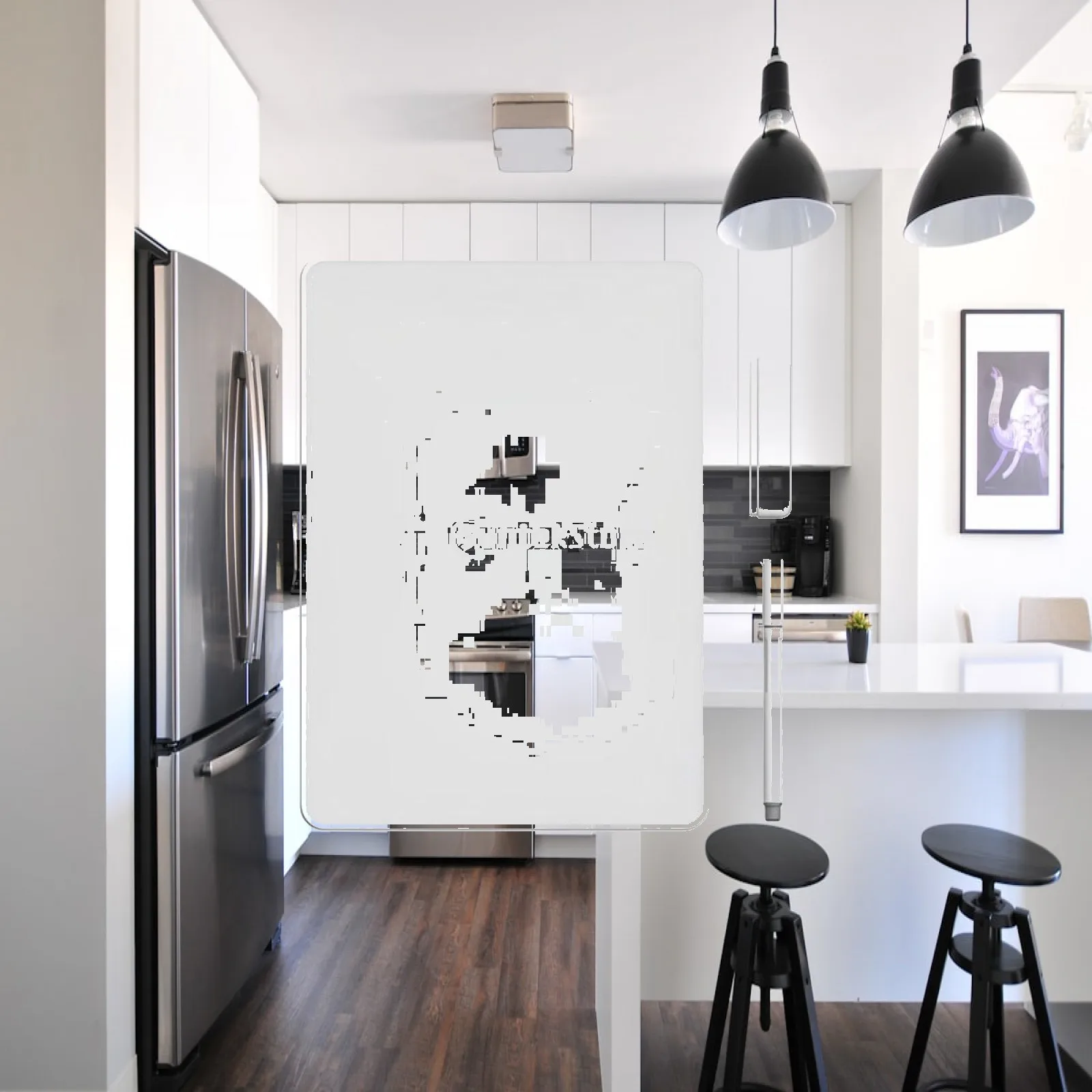 Drawing Board, Partial Erase, Letter Size/A5, Black on Cream