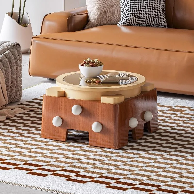 Kawadano cartoon bizarre castle coffee table creative fashion design sense cute postmodern living room small table