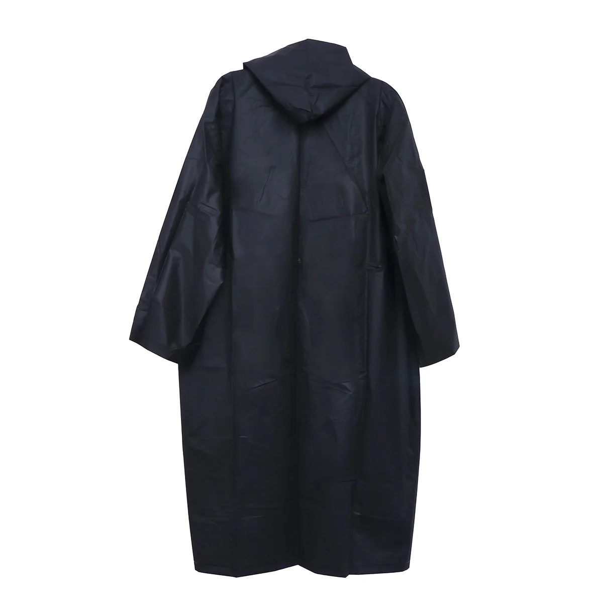 Unisex Portable Waterproof Raincoat Rain Poncho Perfect for Hiking or Camping (Black)