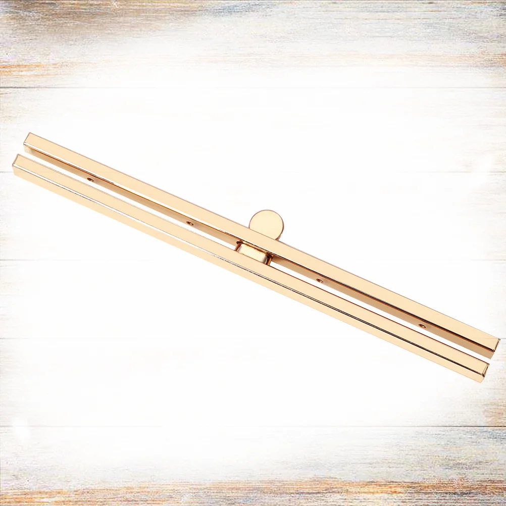 

6Pcs Edge Strip Purse Frame Alloy 11.4cm Wallet Clasp Coin Purse Lock DIY Handmade Accessories Golden Clutch Frame