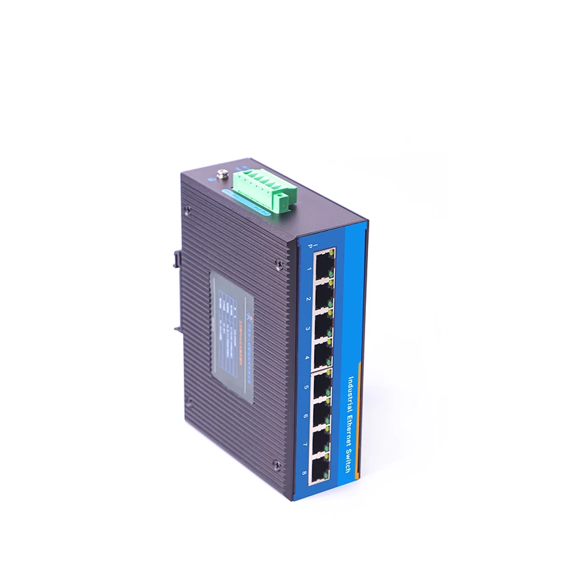 

ISG008 Series 8 Electrical Ports With 10/100/1000Mbps DIN-Rail GIgabit Industrial Ethernet Switch