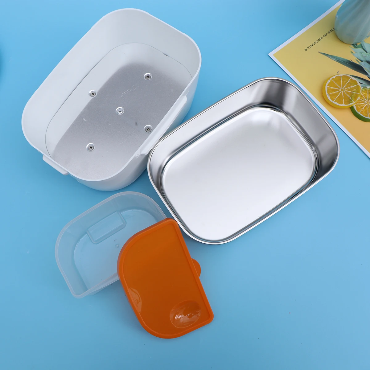 

Electric Lunch Box Low Power Heating Food Container Warmer Electronic Multifunctional Food-Grade