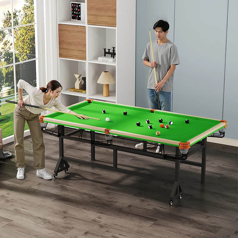 XL Table Tennis And Billiard Table 2-in-1 Home Indoor Adult Foldable Large Family Pool Table