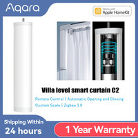 2024 Aqara Smart Curtain Motor C2 Voice fully automatic motor Remote Control Xiaoai Voice Control Work With Apple Homekit