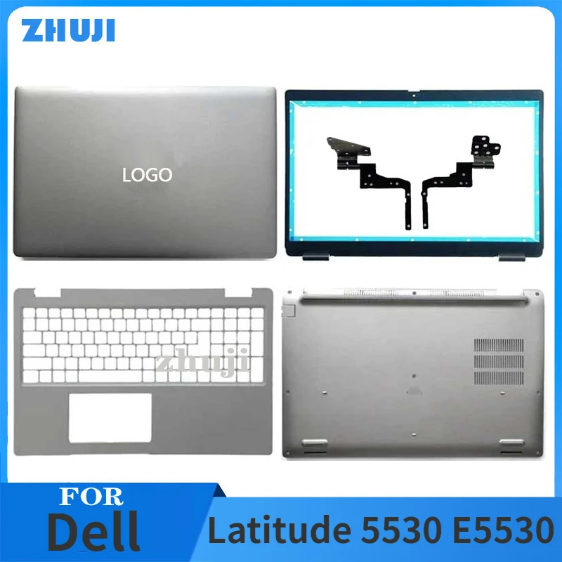 

Новинка для ноутбука Dell Latitude 5530 E5530, задняя крышка ЖК-дисплея, передняя рамка, верхняя подставка для рук, Нижняя основа, строгие петли для клавиатуры