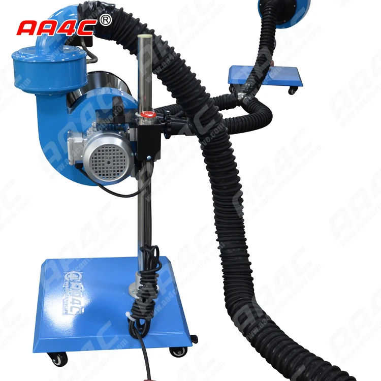 

AA4C Car Exhaust Extracting System Auto Vehicle Exhaust Dolly for Car with Single or Dual Pipe Control Customize Size