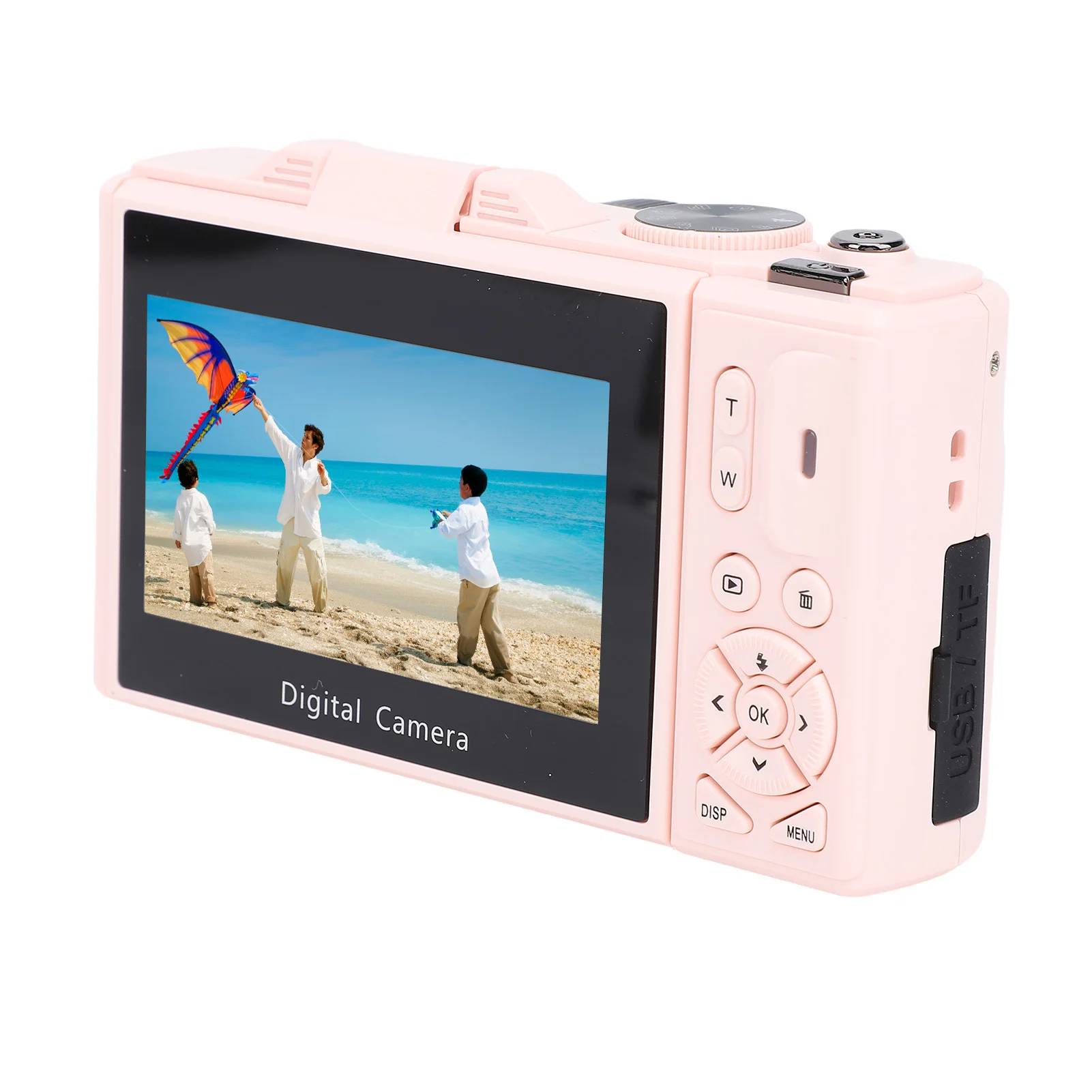 5K Digital Camera Photography WiFi 75MP Vlog Camera Autofocus Video Camera 3 Inch 180 Degree Flip Screen with 18X Digital Zoom