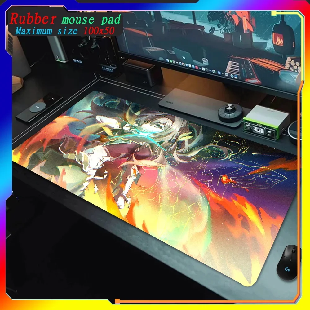 

Hot selling items HD print Best Sellers Honkai Star Rail Firefly Backlight Gaming Mouse Pad Large Deak Mat Gift for Boys for Pad