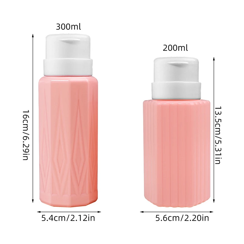 S/L Navulbare Flessen Push-Type Botteling Push Down Lege Pomp Dispenser Fles Voor Nagellak En Make-Up Remover Fles