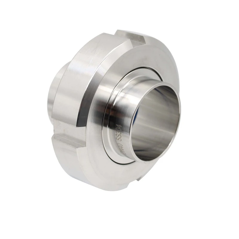 DIN11851 اتحاد اللحام الصحي للطعام 304/316L مجموعة الاتحاد من الفولاذ المقاوم للصدأ DN القياسية