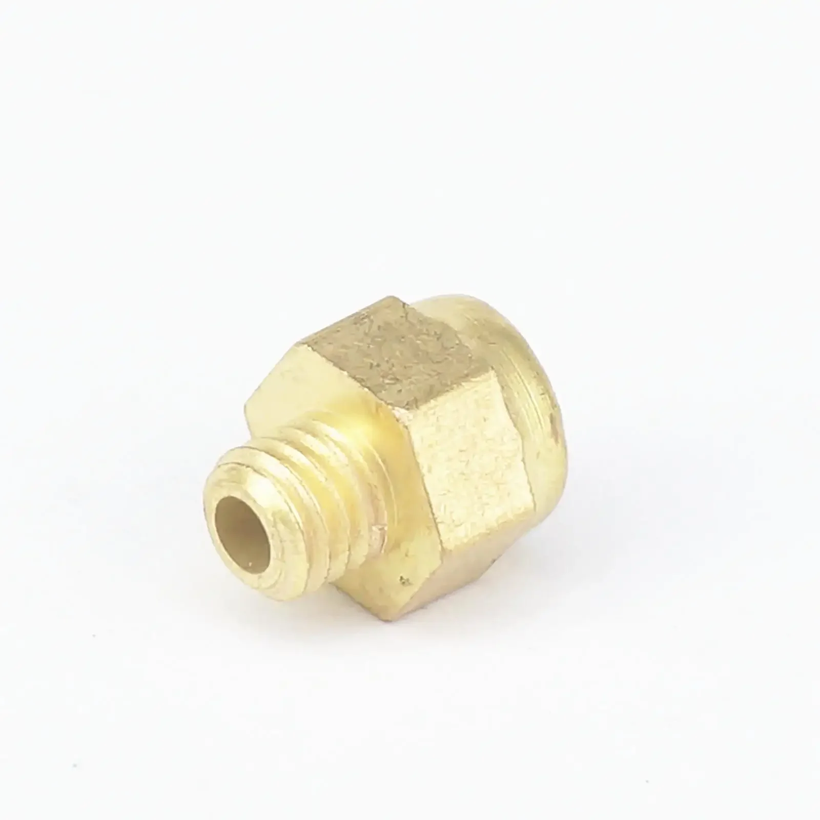 5pcs M5 Metric Male Brass flat  Cylinder Pneumatic Air Breather Silencer Vent Muffler Connector fitting For Denoiser