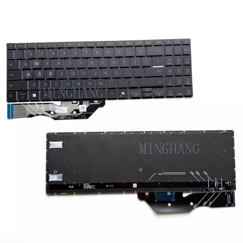 

M New For Asus Gaming V16 V3607 V3607V V3607VJ V3607VJ-DS76 US Keyboard Backlit