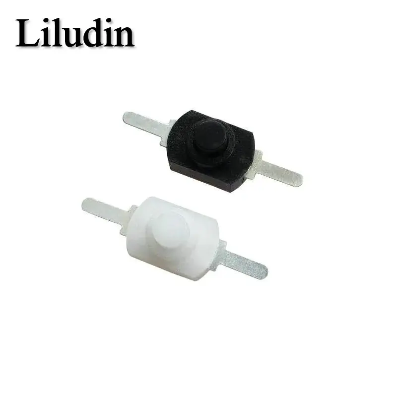 10PCS 12*8MM DC 30V 1A On Off Mini Push Button Switch for Electric Torch 1208YD Self Locking Liludin