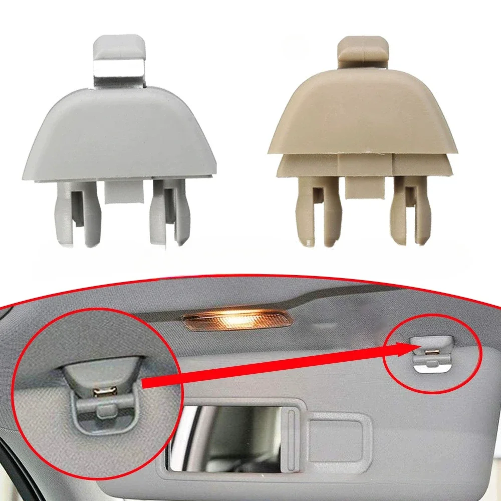 1/2pcs Sun Visor Hook Clip OE 6RD857561Y20 6R0857561Y20 for Audi A6 C6 VW Passat B7 Polo Up Skoda CITIGO RAPID Seat MII