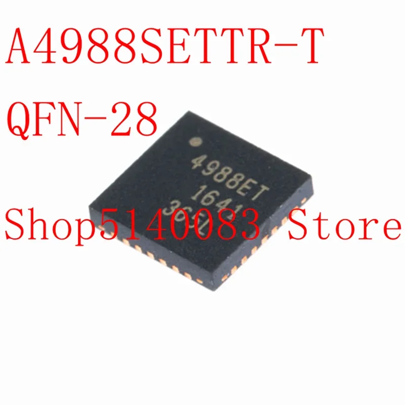 10PCS A4988SETTR-T A4988SETTR A4988ET A4988 4988ET A4988SET QFN28 Motor drive chip