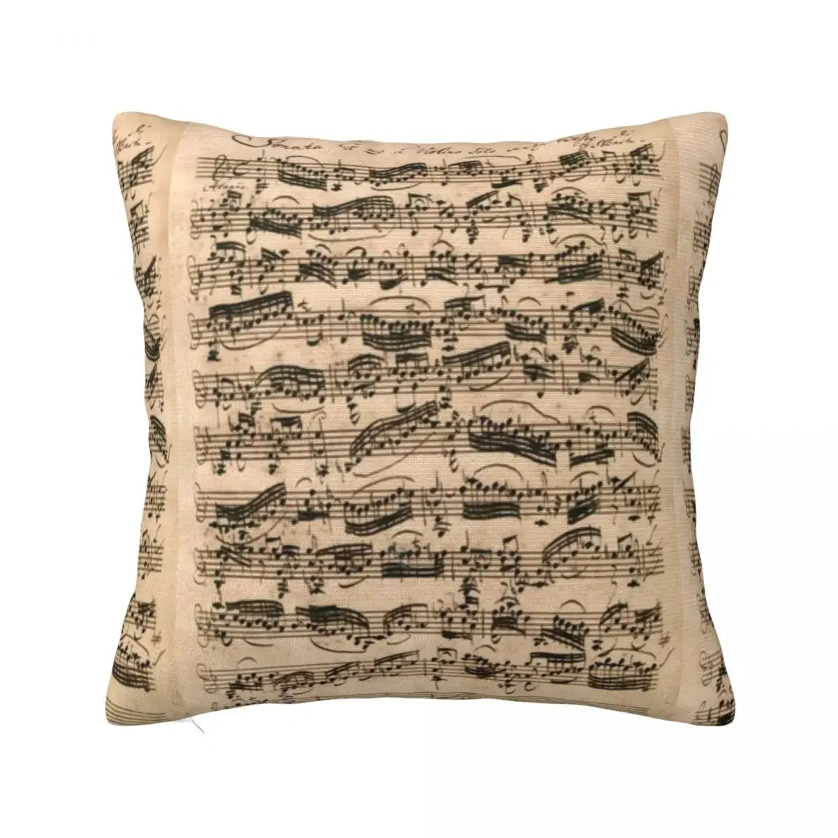 

Bach Original Handwritten Score By Johann Sebastian Bach Soft Gift A Pillow Case