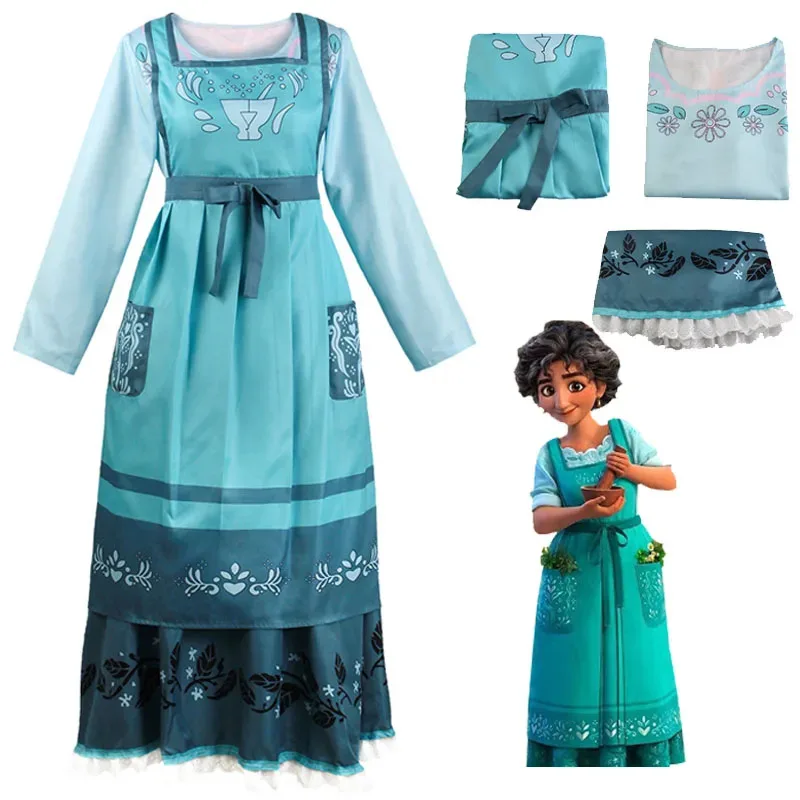 

Костюм Джульетты Мадригал, женский костюм Encanto из фильма Джульетта Мадригал, карнавальный костюм на Хэллоуин, праздничная одежда для взрослых