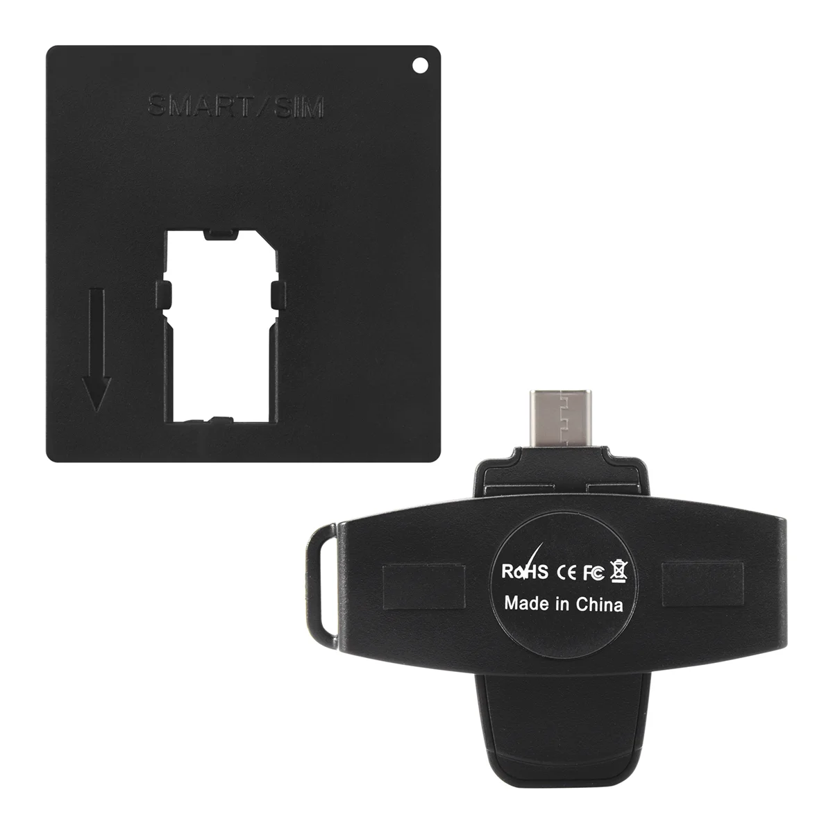 CSCR3 Smart CAC Card Reader Type-C Bank Tax Declaration SIM Card/IC Card ID Card Reader