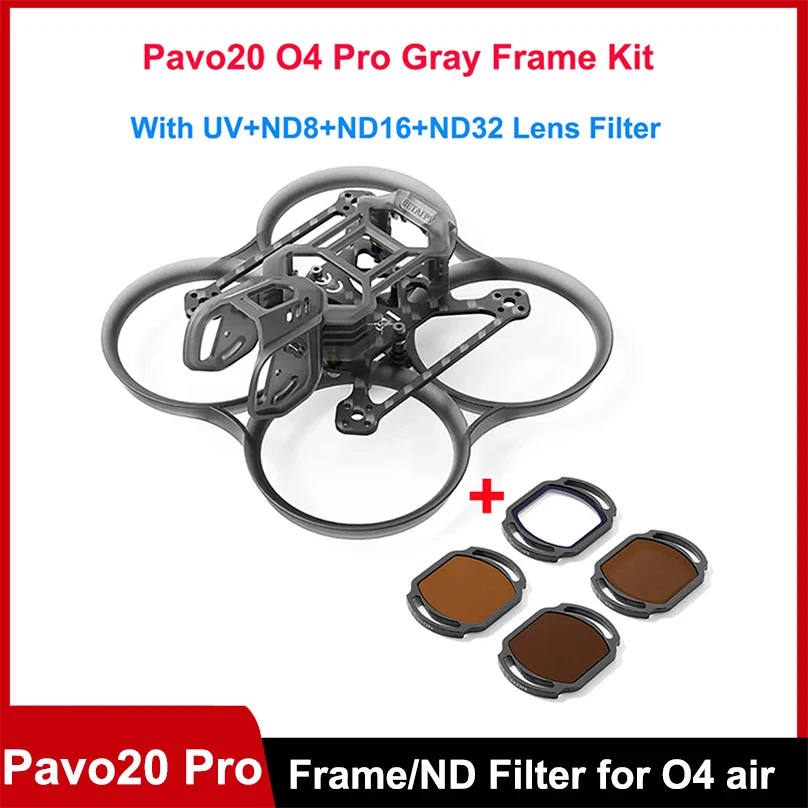 

BETAFPV Pavo20 Pro Бесщеточная рамка BWhoop и кронштейн VTX с колесной базой 93,7 мм для дрона Pavo20 Pro для DJI O4 Air Unit Pro FPV камеры