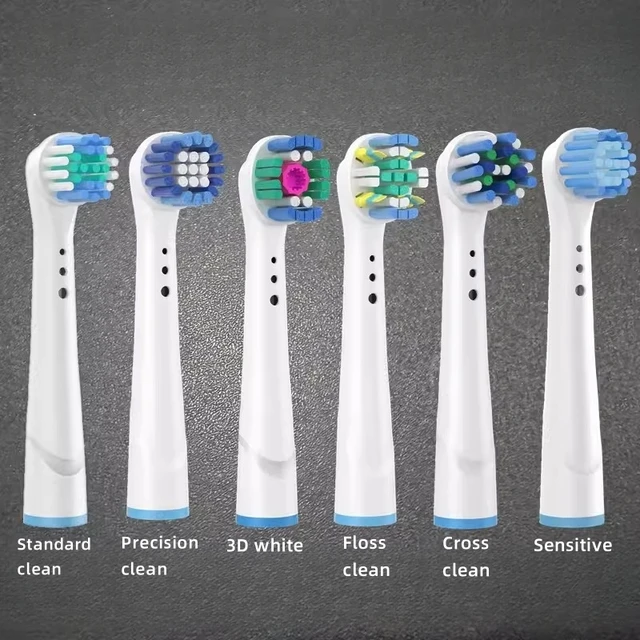 4/8 szt. Wymienne główki szczoteczek do szczoteczek elektrycznych Oral B Floss Cross Action 3D Pro White Precision Clean (nie do iO)