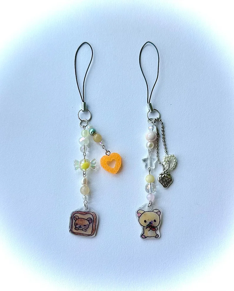 handmade rilakkuma phone/bag charm/keychains