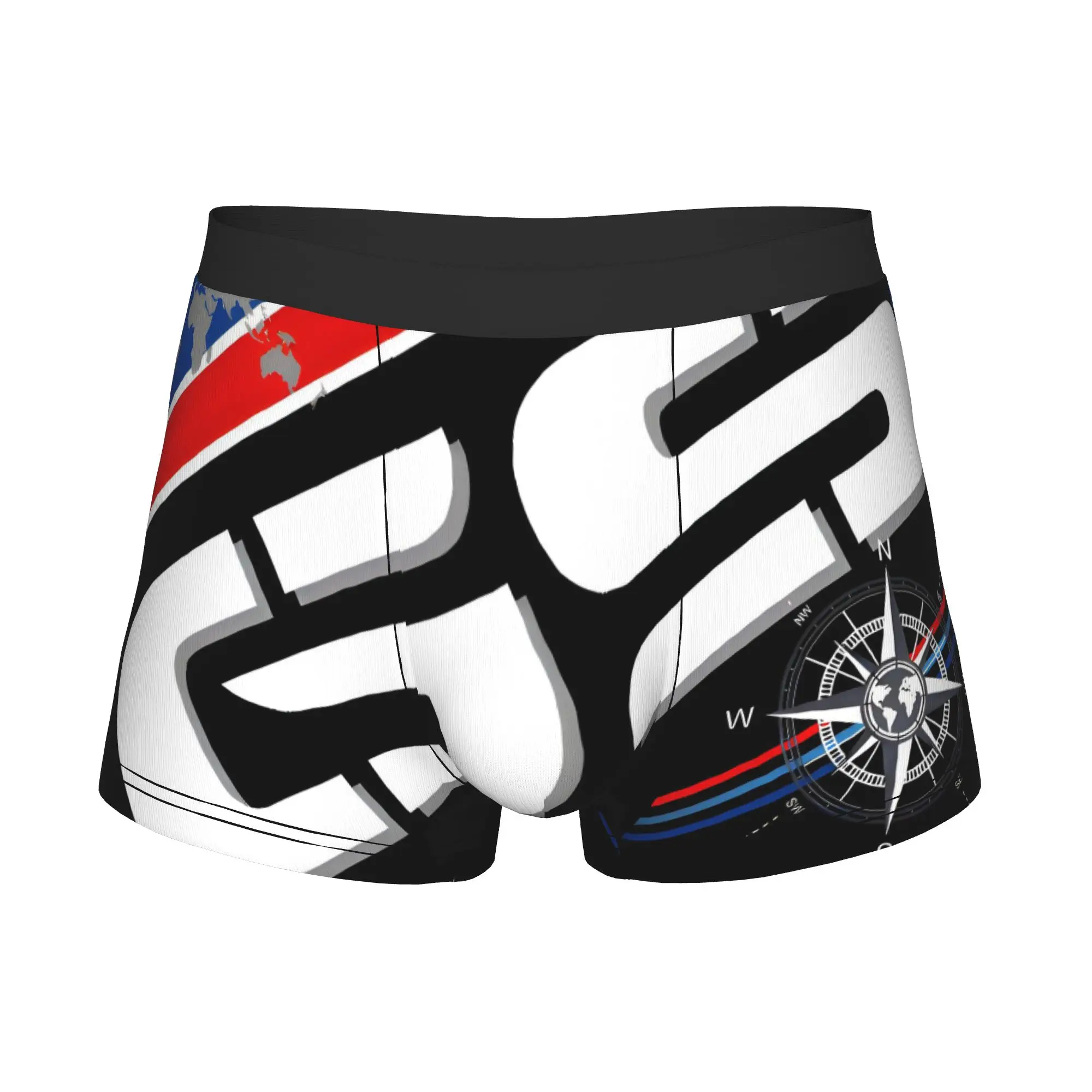 Male Funny Motorcycle GS Underwear  Boxer Briefs Breathable Shorts Panties Underpants