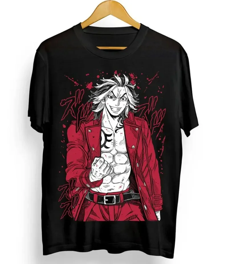 Tokyo Revengers T-Shirt Draken Mikey Takemichi Hanagaki Anime Manga Graphic T Shirts  Oversized T Shirt  Women Clothes