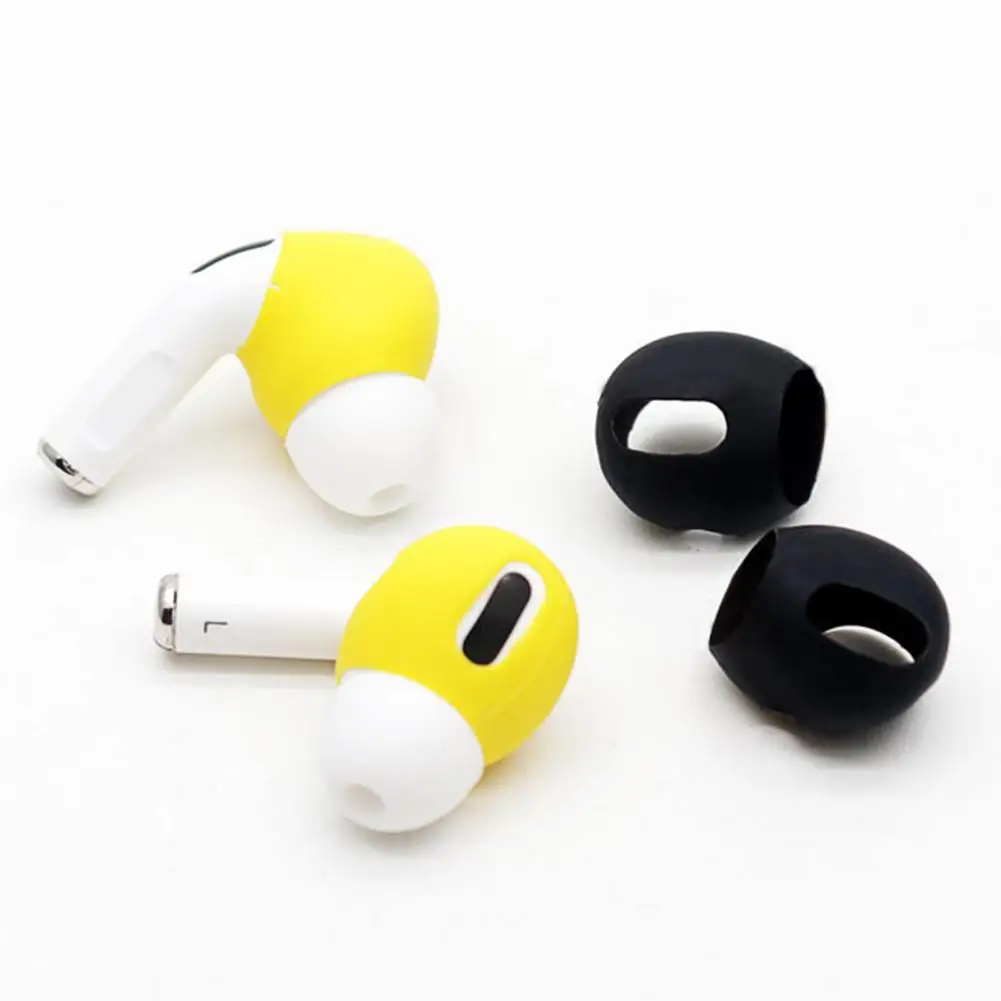 1 Pair  Ear Tips Cap Excellent Silicone Ear Tips Replacement Reusable Earphone Cover  Silicone Earphone Cover Replacement