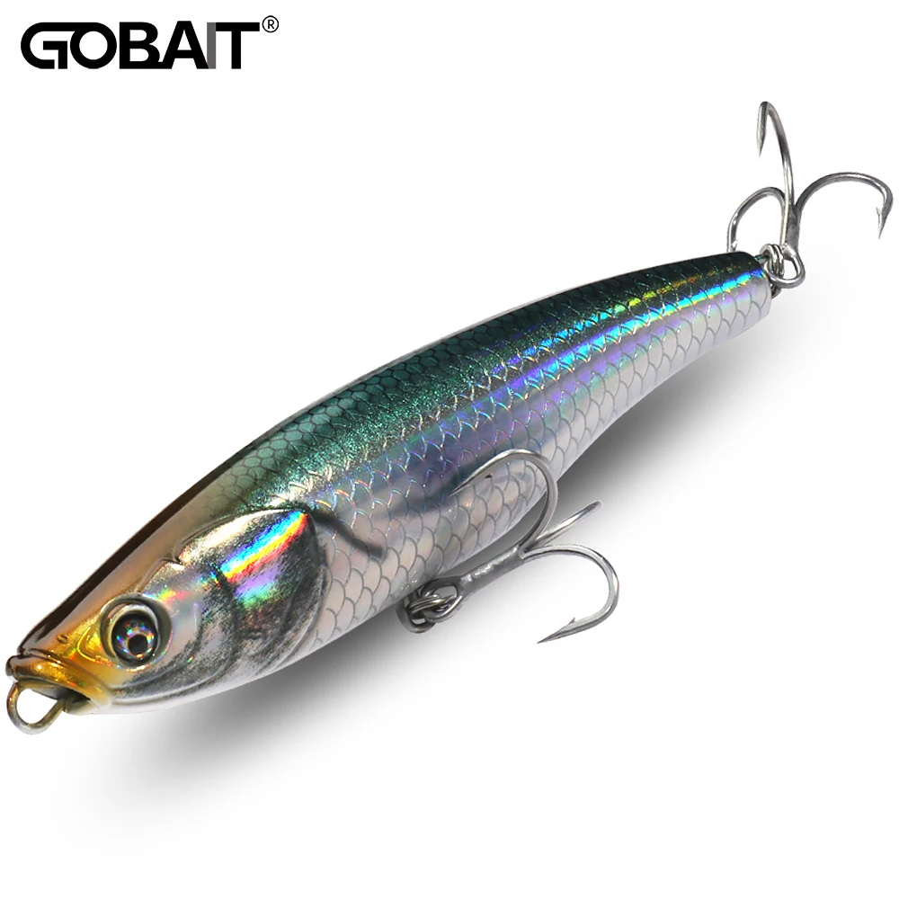 Sinking Pencil Lure 53g 10.5cm Popper Saltwater Hook Pesca Long Cast Wobbler Sea Fishing Crankbait Gear Artificial Silicon Bait