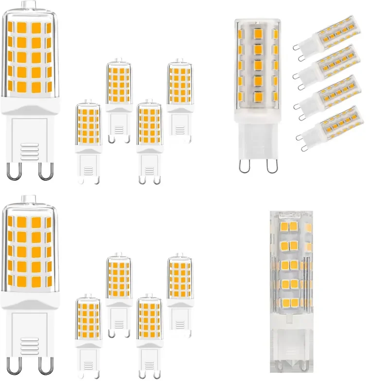 for G9 LED Bulb High Lumen No Flicker Non Dimmable SMD E14 2700K CRI 80 30000 Hours Lifetime 100 240V Plastic Material
