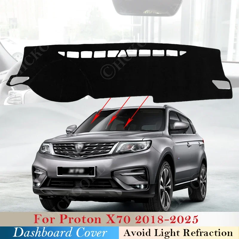 

Автомобильные аксессуары Pad Dash Sun Shade Protect Carpet 2024 2023 2022 2021 Новый коврик для приборной панели Dashmat для Proton X70 2018 ~ 2025