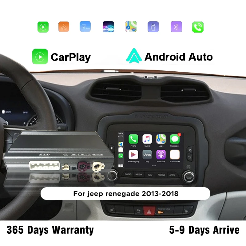 

Wireless Radio CarPlay For Jeep Renegade 2013-2018 With Android Auto Navigation Radio Car DVD Player Mirror Link Youtube