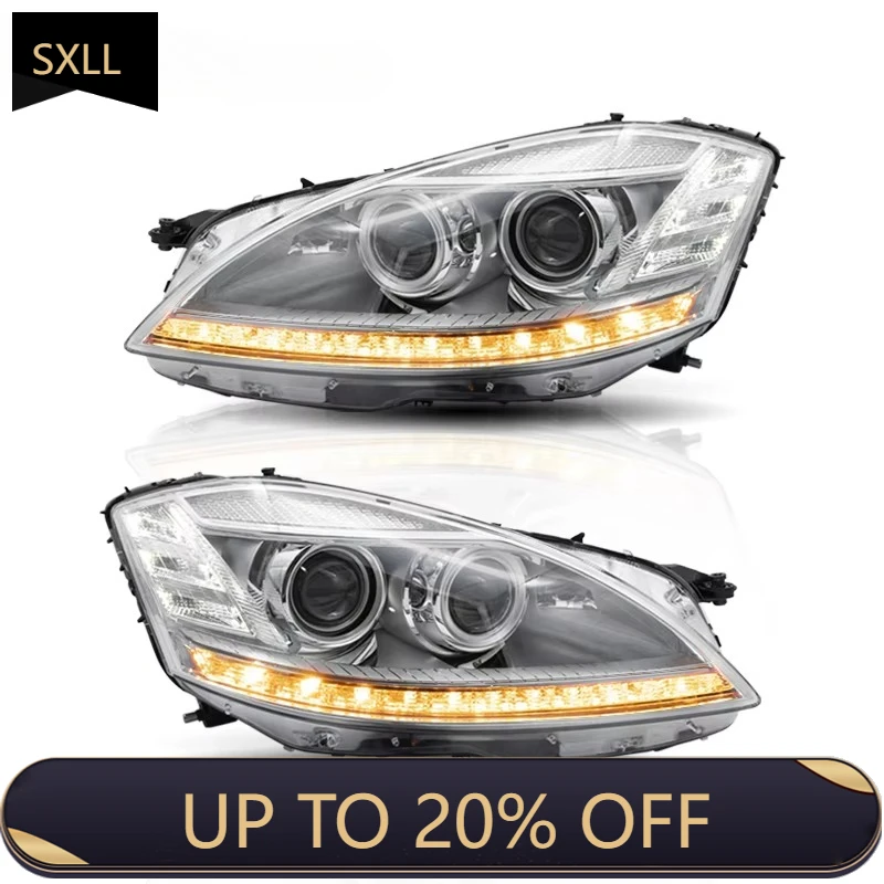 

SXLL VLAND оптовая продажа с фабрики, полностью светодиодный налобный фонарь W221 S350 S500 S600 2006-2009 S класс