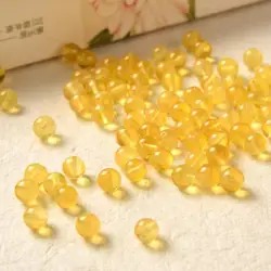 4mm 100% Natural Baltic Amber Beads For Jewelry Making Diy Bracelet Necklace Islamic Tasbih Muslim Rosary Round Bead Accessories