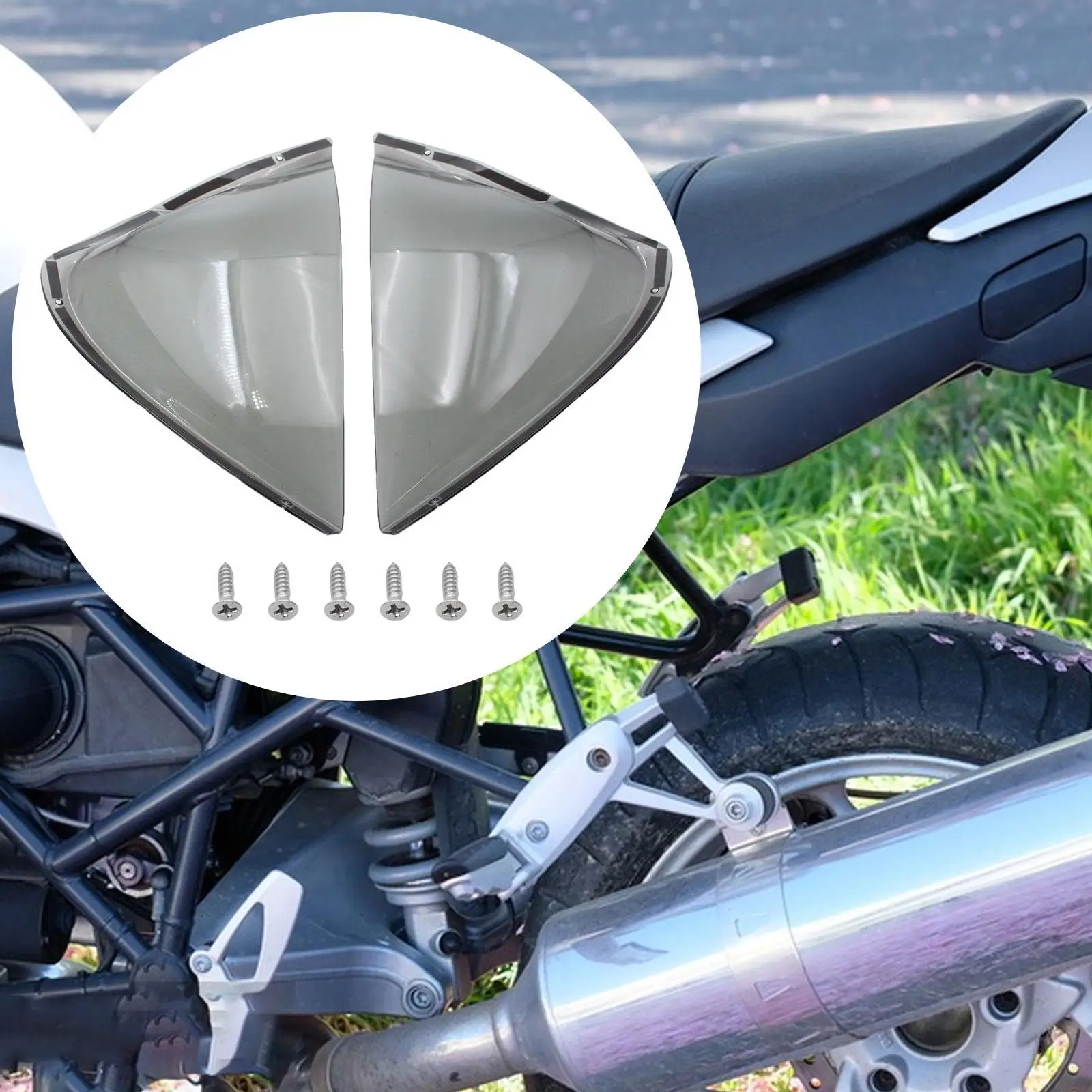 

2x Motorcycle Leg Guard Protector Accessories with Screw Motorcycle Leg Shield