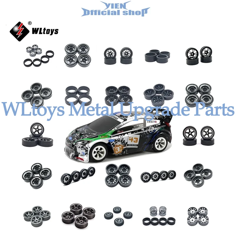 4CPS Upgrade Large Tires for HGD1 MINI-Q MINI-D MINI-Z DRZ 1/28 Wltoys 284131 K969 K979 K989 P929 RC Car Upgrade Wheels