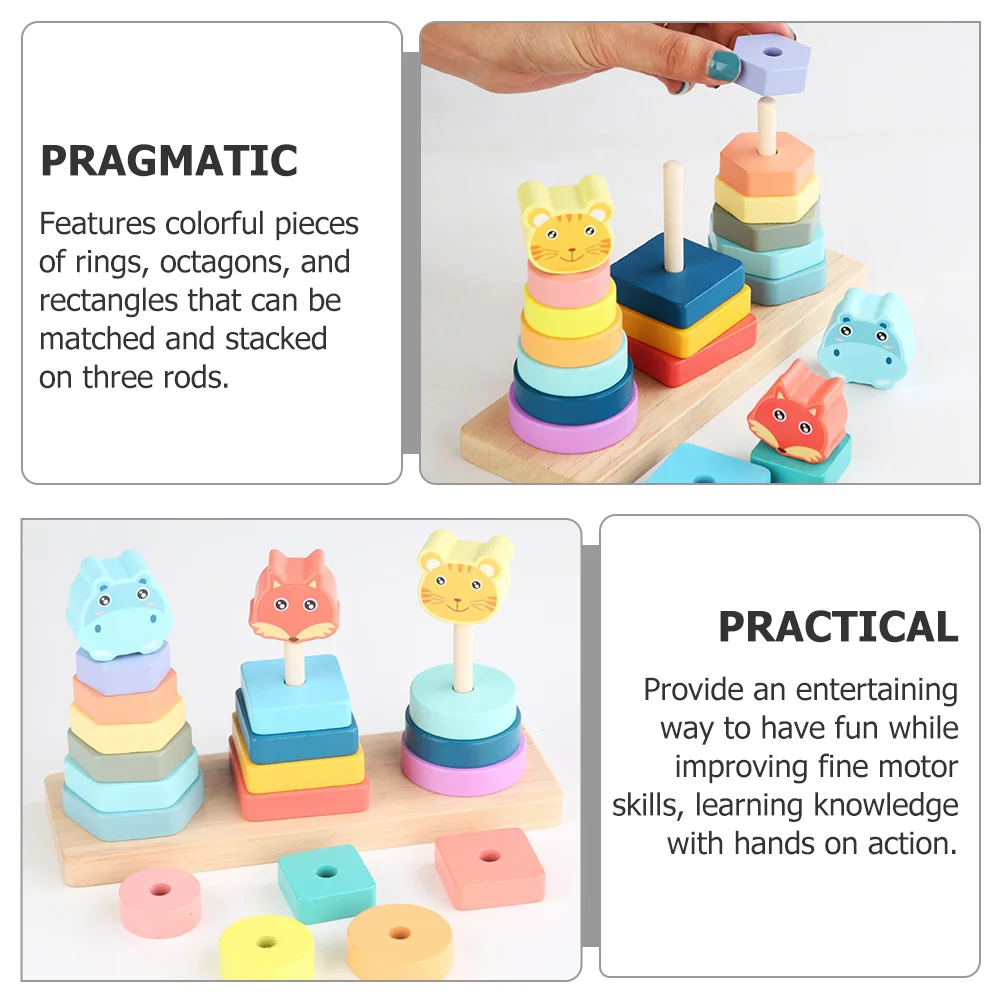 아기 스태킹 타워, 유아 분류 링 모양, 스태커 둥지 장난감, 아기 스태킹 장난감, 아기 둥지 장난감, 1 세트