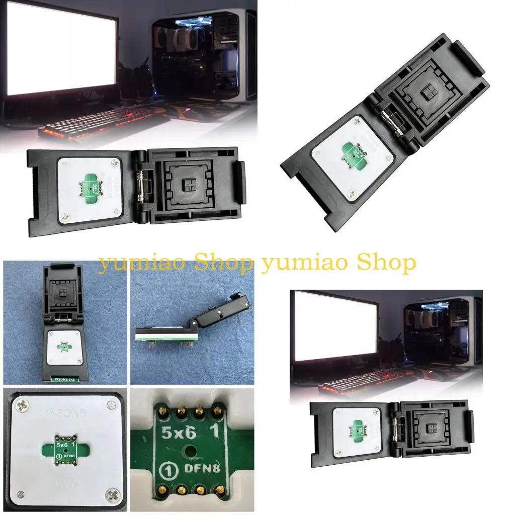

587B WSON8 Адаптер с откетом IC 5x6 мм 6x8 мм для MLF8 MLP8 SON8 Несколько IC пакетов