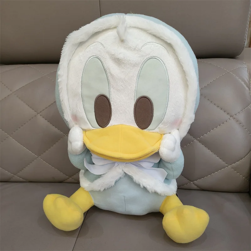 

Original Disney Donald Duck Sitting Position Winter Wear Cosplay Giant Cartoon Plush Toy Pillow Dolls High Quality 40cm