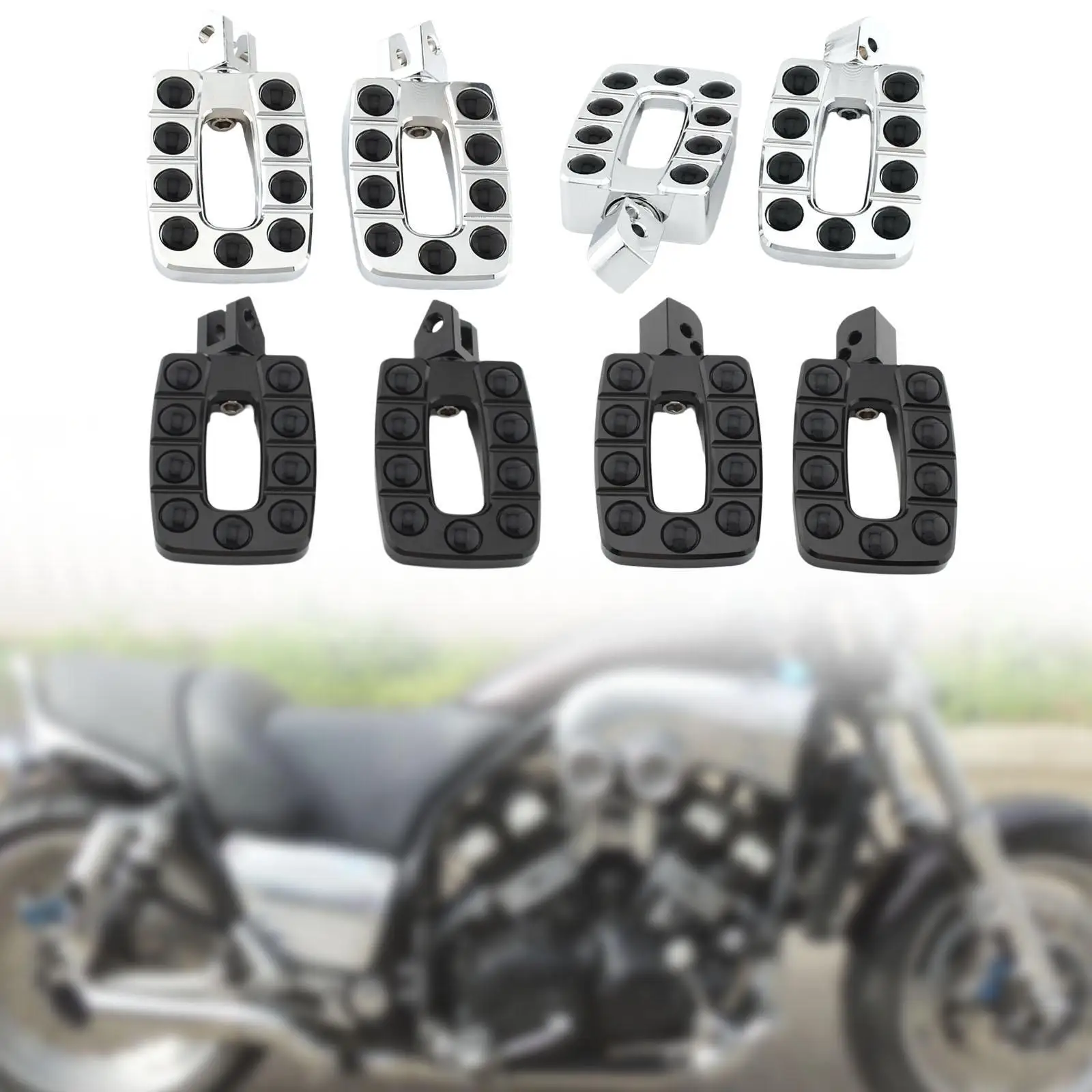 Motorcycle Foot Pegs High Performance Premium Spare Parts Professional 1 Pair Direct Replaces Accessory for Yamaha Tdm 850