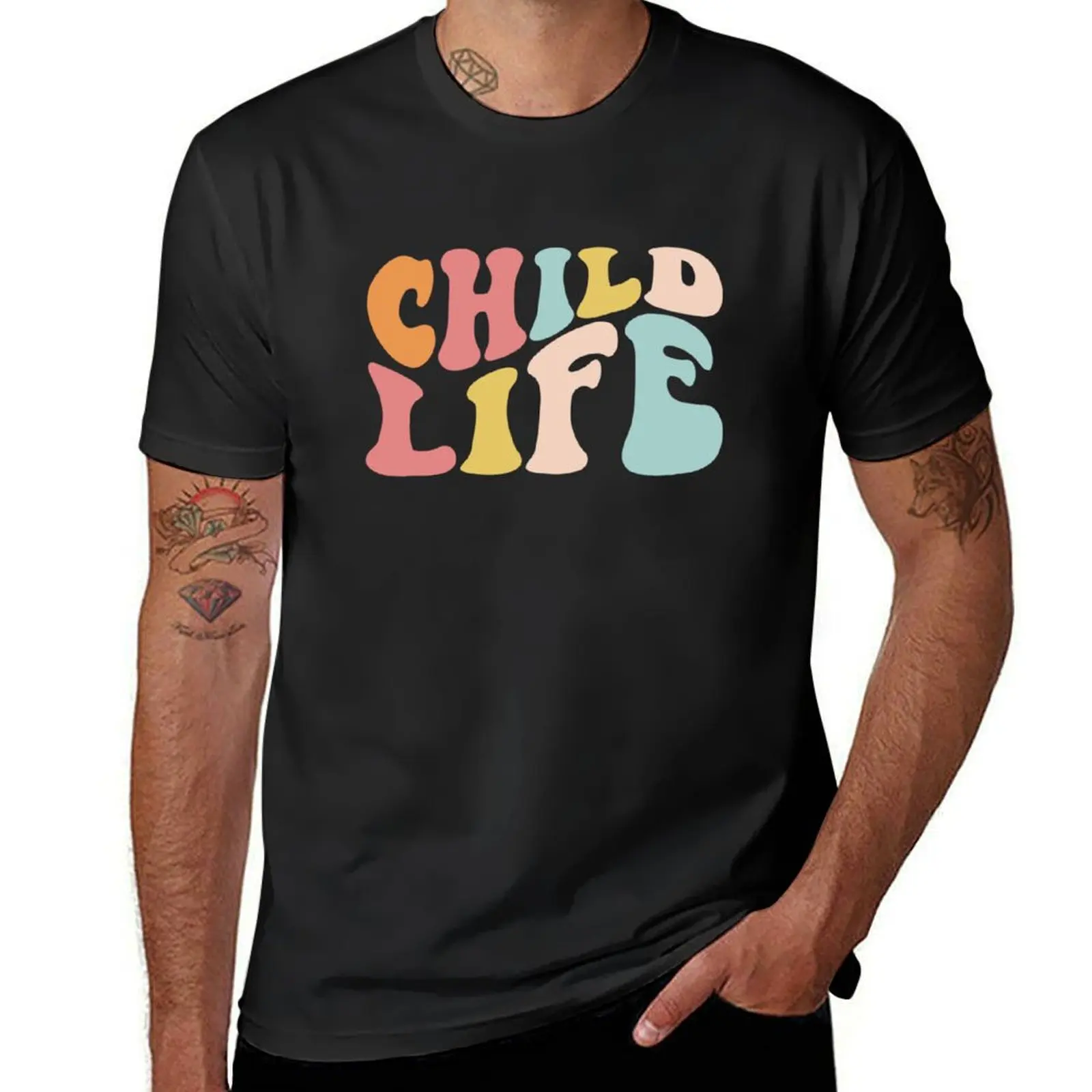 

Футболка Child Life Specialist, аниме Stuff для мальчика, футбольная футболка, мужская футболка большого размера