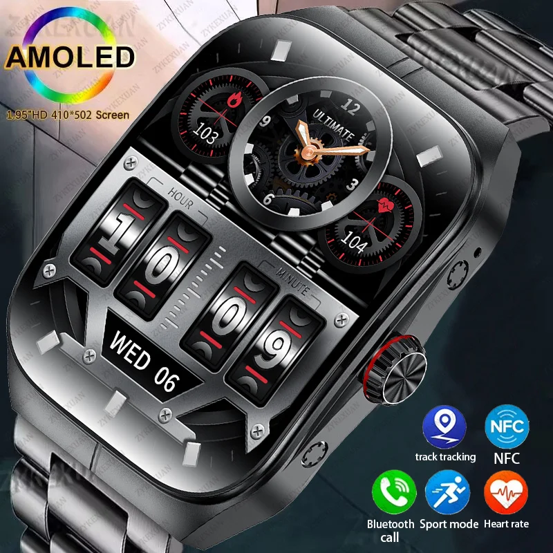 2025 New For OPPO Watch 4 Pro Sports Smart Watches Men GPS Track Health Monitoring Waterproof Bluetooth Call NFC Smart Bracelet