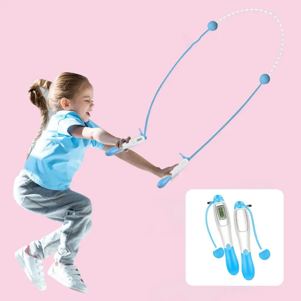 Cordless Jump Rope Digital Counting Electronic Jump Rope 360-Degree Rotatable Electronic Counting Skipping Rope Jump Rope