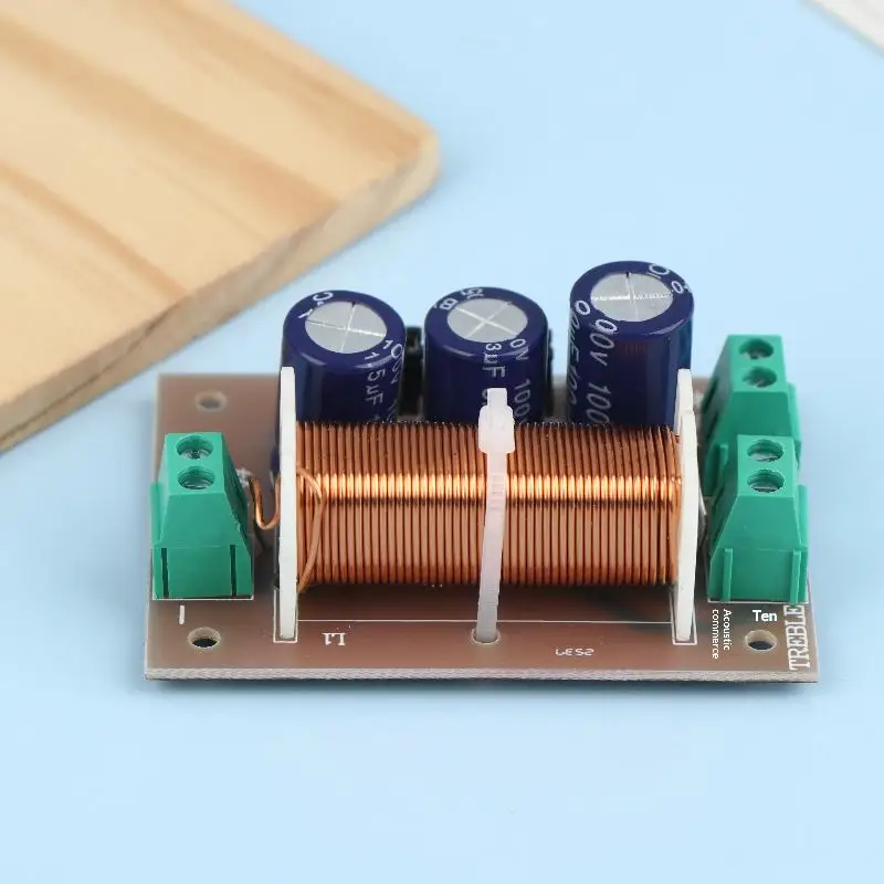 【NEW】400W Audio Speaker Frequency Divider 2 Channel Crossover Filters Module Adjustable Full Range Treble Bass Welding Free