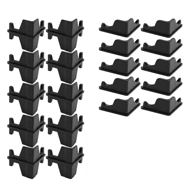 Connettori per inserti postali da 20 pezzi per scaffale per scaffalature per carichi pesanti in plastica PP, supporto robusto e resistente stampato ad iniezione-AB09